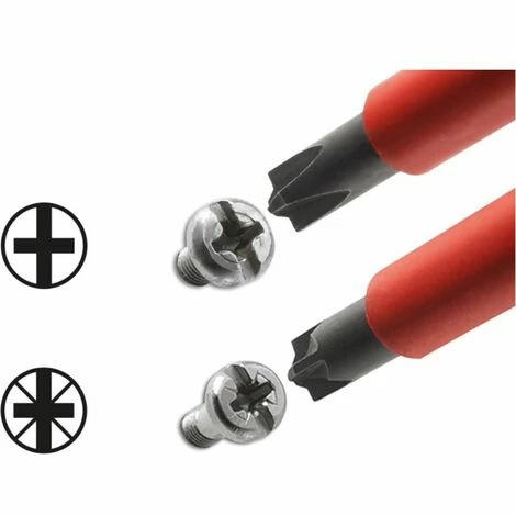 WIHA Xeno VDE-Schlitzschraubendreher / PZ 1 x 80 mm WIHA Xeno VDE-Schlitzschraubendreher / PZ 1 X 80 Mm -WIHA Shop 15407506 2