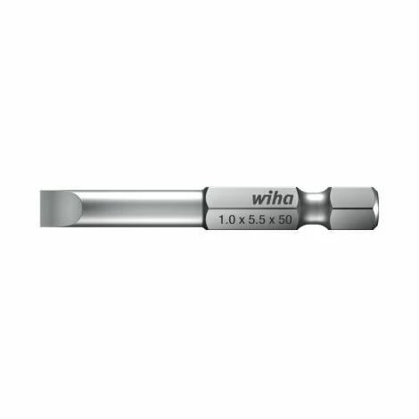 WIHA Schlitz-Bit 1/4 Inch E 6.3 8.0 x 1.6 mm 50 mm Aus VPE: 5 WIHA Schlitz-Bit 1/4 Inch E 6.3 8.0 X 1.6 Mm 50 Mm Aus VPE: 5 -WIHA Shop 15407590 1