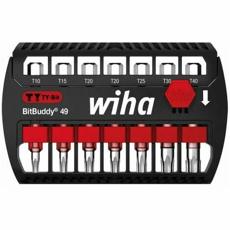 WIHA BitBuddy TY-Bits. 49 mm. 1/4 . 7-teilig.TX WIHA BitBuddy TY-Bits. 49 Mm. 1/4 . 7-teilig.TX -WIHA Shop 15426346 1