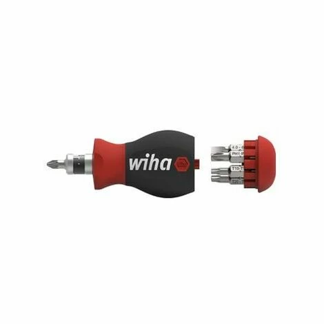 WIHA Schraubendreher Mit Bit Magazin Stubby 3 WIHA Schraubendreher Mit Bit Magazin Stubby