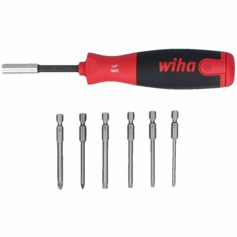 Wiha LiftUp Schraubendreher mit 6 Bit Magazin 1/4" 70 mm magnetisch ( 3803-01022 38590 ) Wiha LiftUp Schraubendreher Mit 6 Bit Magazin 1/4" 70 Mm Magnetisch ( 3803-01022 38590 ) -WIHA Shop 23678188 2