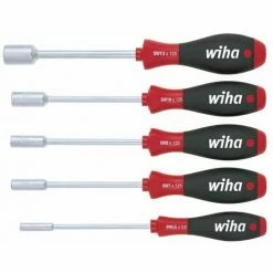 WIHA SoftFinish® Sechskant Steckschlüsselsatz. 5-tlg.