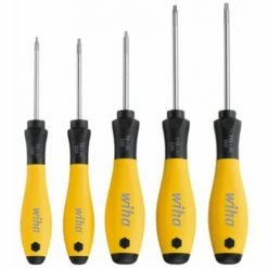 WIHA SoftFinish® ESD TORX® Schraubendrehersatz. 5-tlg.