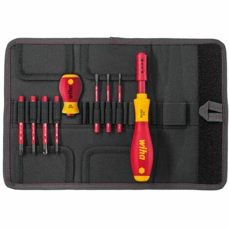 WIHA 2831 T9-02 SET 9-tlg slimVario; TASCHESchraubendreher und Bit Set slimVario WIHA 2831 T9-02 SET 9-tlg SlimVario; TASCHESchraubendreher Und Bit Set SlimVario -WIHA Shop 30439199 1