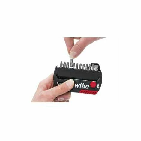 Wiha Bit Set FlipSelector Standard 25 mm TORX Tamper Resistant (mit Bohrung) 15-tlg. 1/4 C6,3 mit Gürtelclip (39057) Wiha Bit Set FlipSelector Standard 25 Mm TORX Tamper Resistant (mit Bohrung) 15-tlg. 1/4 C6,3 Mit Gürtelclip (39057) -WIHA Shop 30663203 1