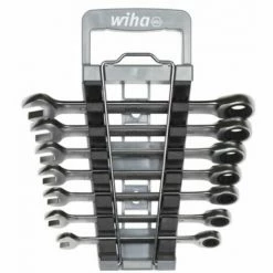 WIHA Ringratschen-Gabelschlüssel Set Metrisch, 7-tlg.