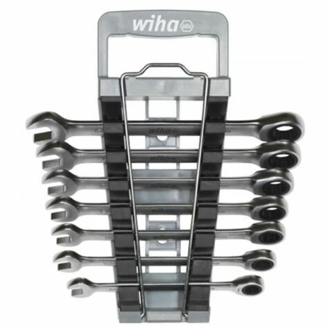 WIHA Ringratschen-Gabelschlüssel Set Metrisch, 7-tlg. WIHA Ringratschen-Gabelschlüssel Set Metrisch, 7-tlg. -WIHA Shop 31539433 1