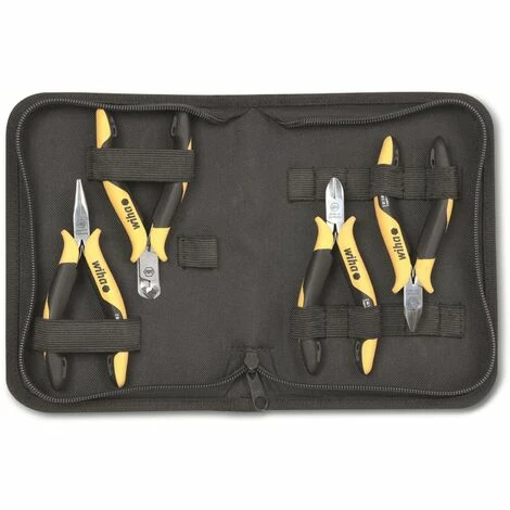 Wiha Zangen Set Z99000104 ESD 5-tlg. inkl. Werkzeugmappe Wiha Zangen Set Z99000104 ESD 5-tlg. Inkl. Werkzeugmappe -WIHA Shop 43634197 1