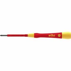 Wiha 42379 Elektriker, VDE, Elektronik- U. Feinmechanik Kreuzschlitz-Schraubendreher PH 00 Klingenl