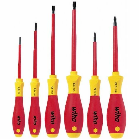 Wiha VDE Schraubendreher-Set 6teilig Schlitz, Kreuzschlitz Pozidriv 3 Wiha VDE Schraubendreher-Set 6teilig Schlitz, Kreuzschlitz Pozidriv