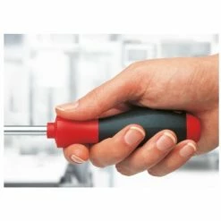 WIHA SCHRAUBENDREHER SOFTFINISH® SCHLITZ MIT RUNDKLINGE FÜR TIEFLIEGENDE SCHRAUBEN (00684) 2,0 MM X 65 MM -WIHA Shop 49537168 5