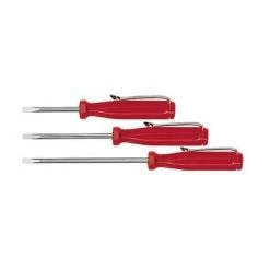 WIHA KLEINSCHRAUBENDREHER SCHLITZ TRANSPARENT-ROT, MIT ANSTECKCLIP (01539) 3,0 MM X 80 MM