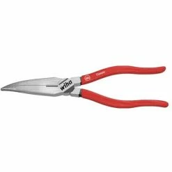 WIHA Flachrundzange Classic Mit Schneide Gebogene Form, Ca. 40° (26725) 200 Mm