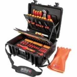 WIHA Werkzeugkoffer-Set XL EMobility 77-teilig