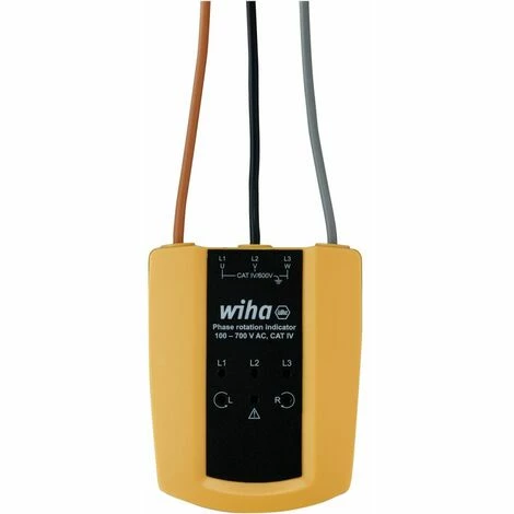 WIHA Drehfeldrichtungsanzeiger 100 - 700 V AC, CAT IV |45221 3 WIHA Drehfeldrichtungsanzeiger 100 - 700 V AC, CAT IV |45221