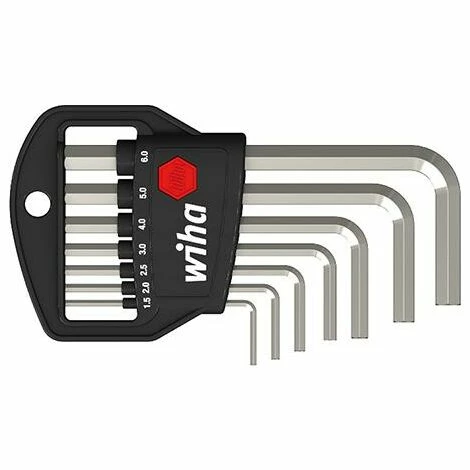 Winkelschraubendreher- Satz im Handhalter 7-teilig 1,5-6mm vernickelt Wiha Winkelschraubendreher- Satz Im Handhalter 7-teilig 1,5-6mm Vernickelt Wiha -WIHA Shop 69221328 2